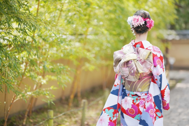 夏物 紬きもの反物 単衣 紋紗 黒色 のぞきこん 絹100％