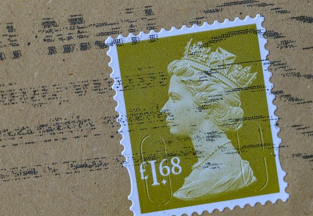 エリザベス女王が描かれた切手