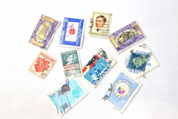 使用済みの海外の切手