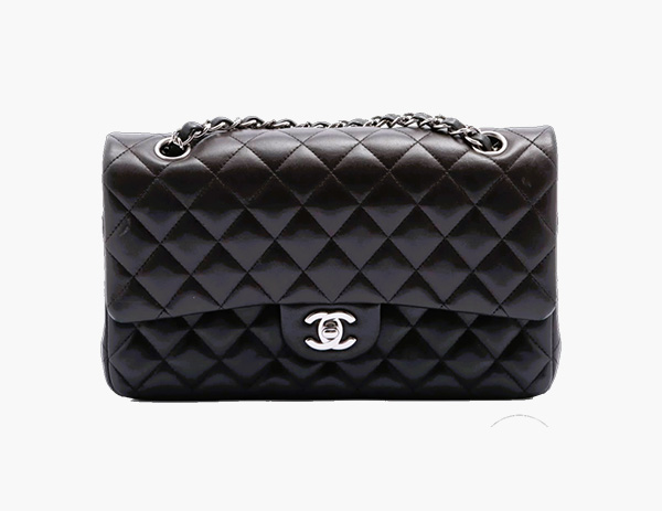 シャネル／マトラッセ_Ｗフラップ_キャビアスキン