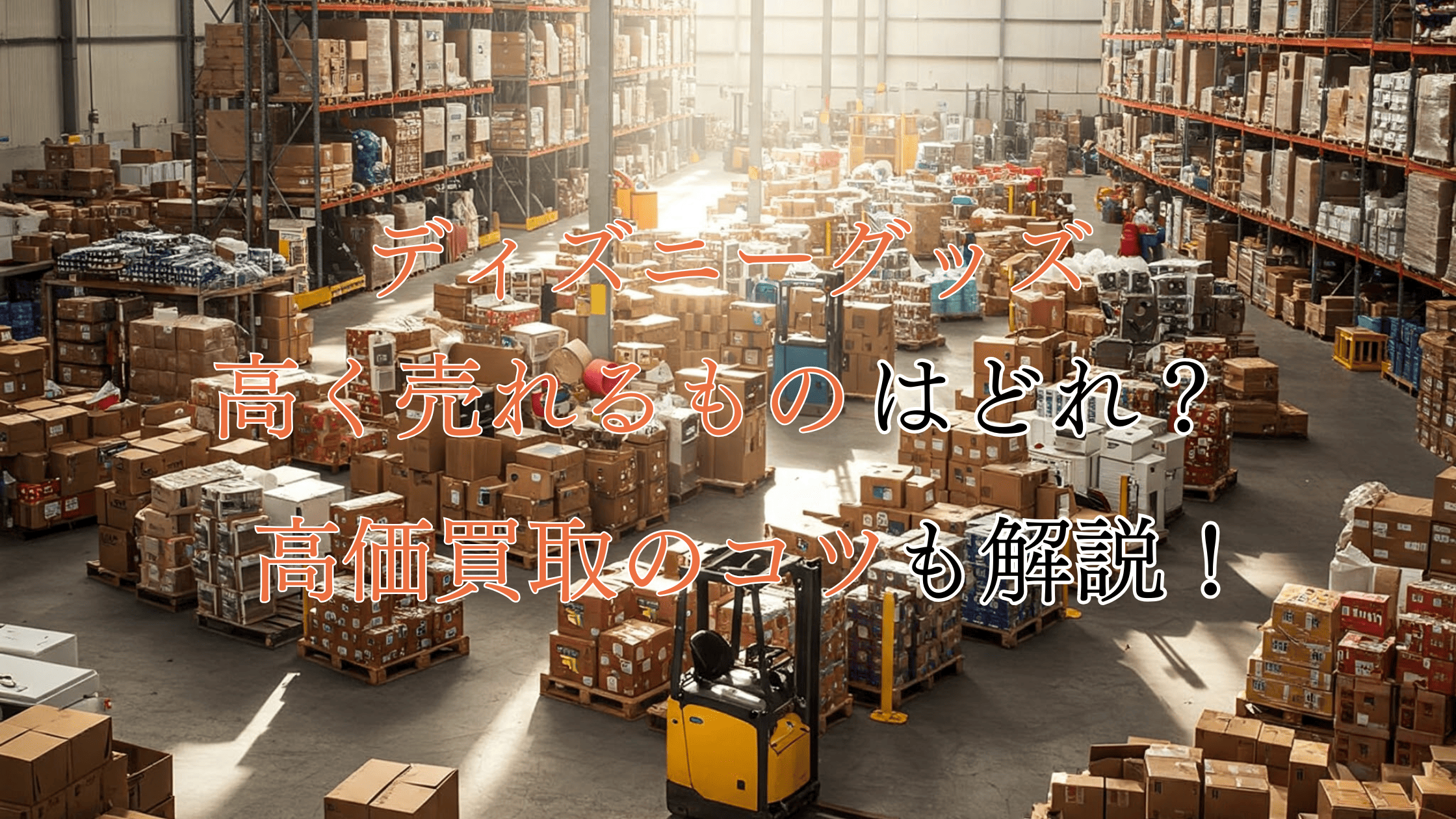 ディズニーグッズで高く売れるもの！高価買取につなげるコツも解説！