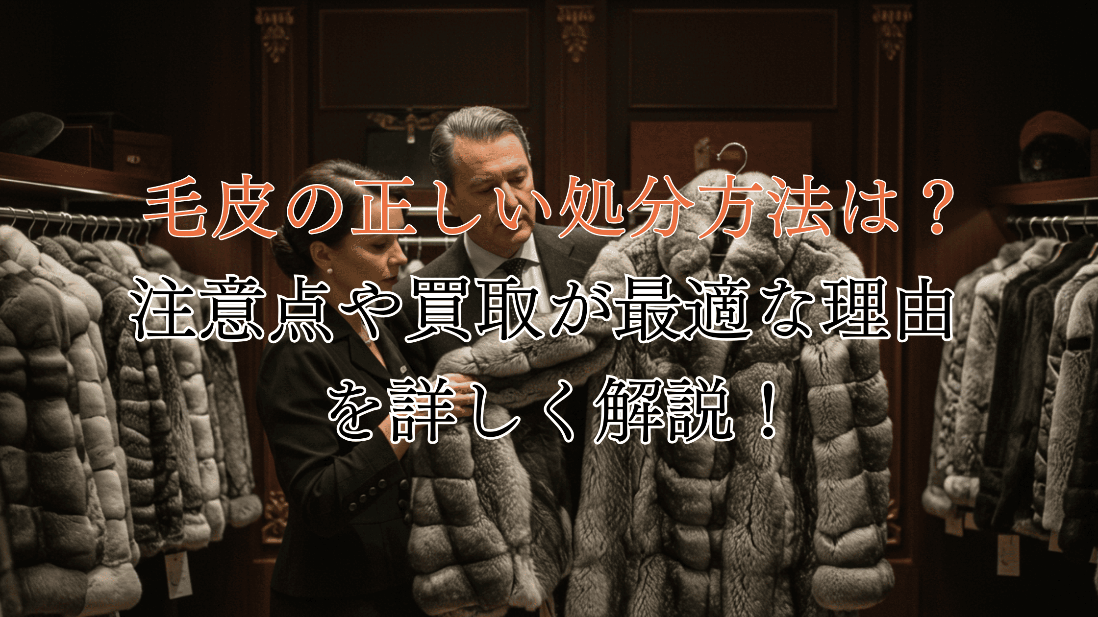 いらなくなった毛皮の正しい処分方法！注意点や買取が最適な理由も解説.