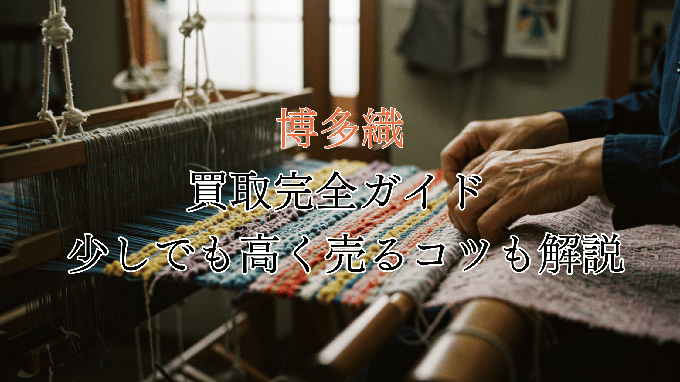 博多織の買取完全ガイド！価値は？買取相場や高く売るコツも解説！