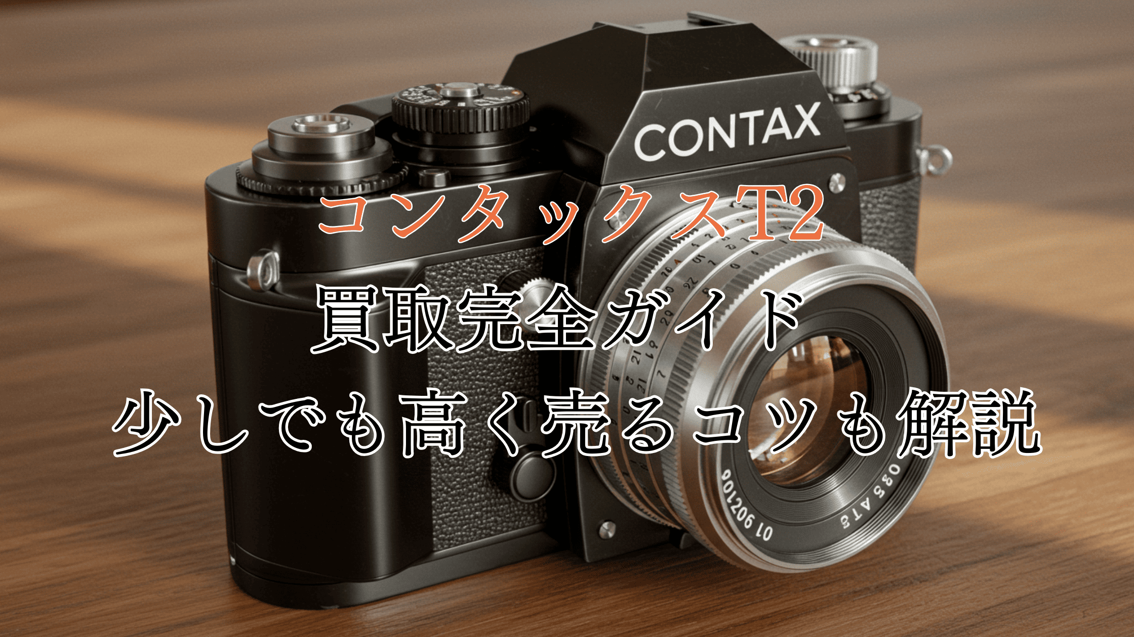 コンタックスT2の買取完全ガイド！買取相場の目安や高価買取のコツも