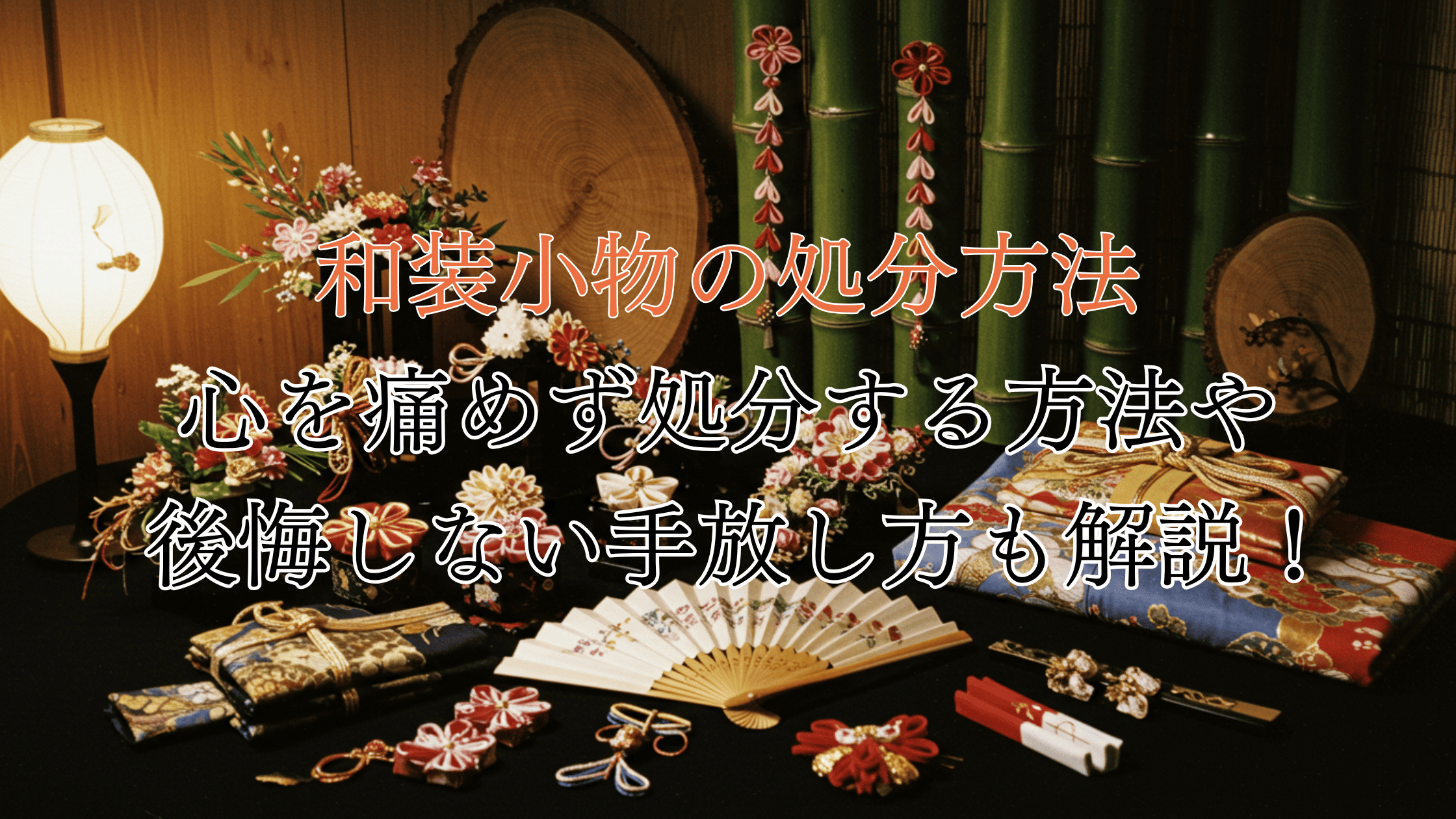 和装小物を心を痛めず処分する方法！【後悔しない手放し方も紹介】