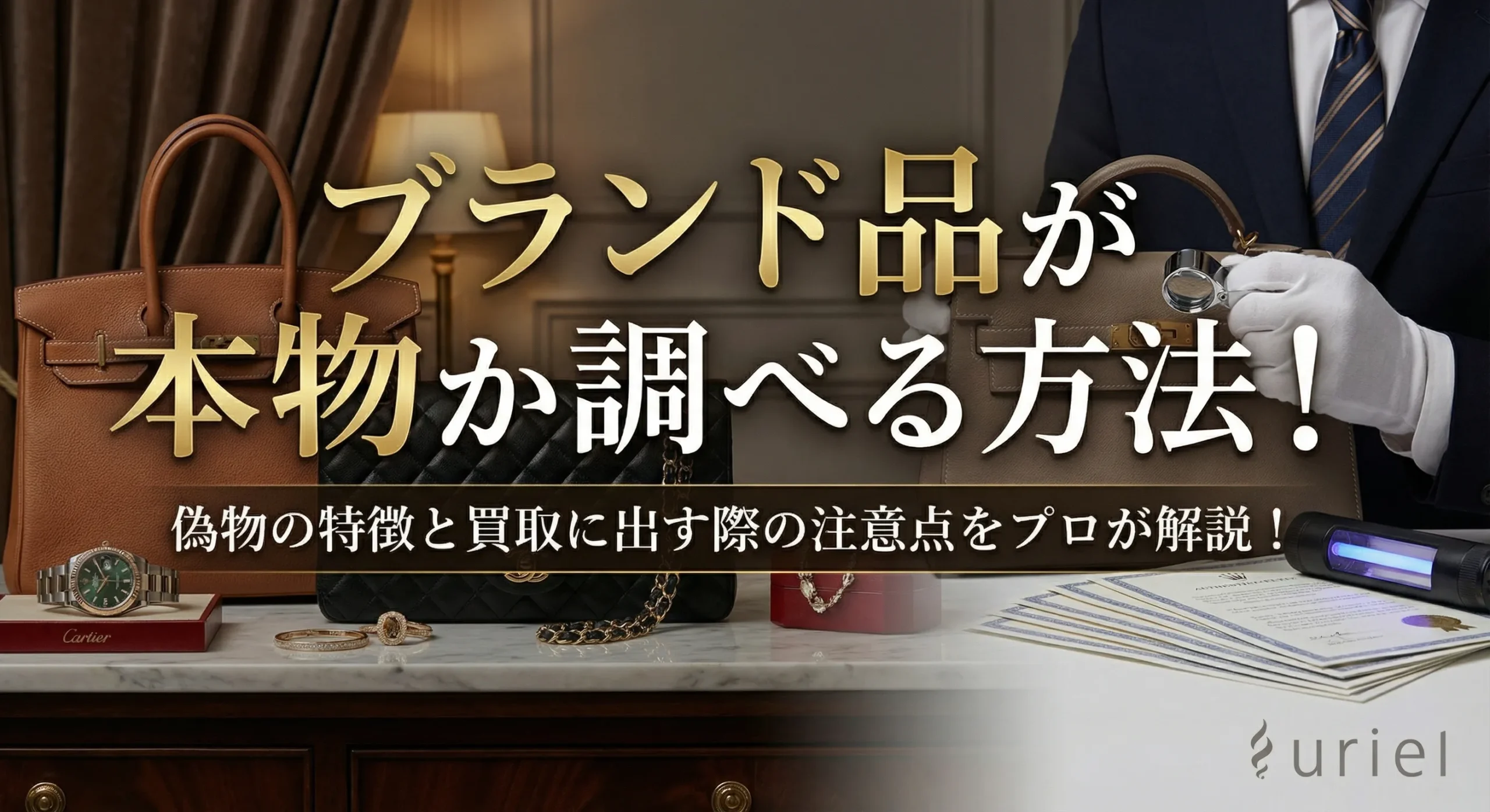 ブランド品が本物か調べる方法!偽物の特徴と買取に出す際の注意点をプロが解説!
