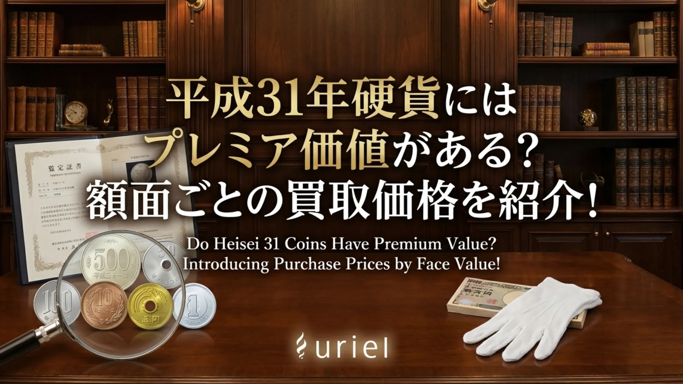 平成31年硬貨にはプレミア価値がある？額面ごとの買取価格を紹介！