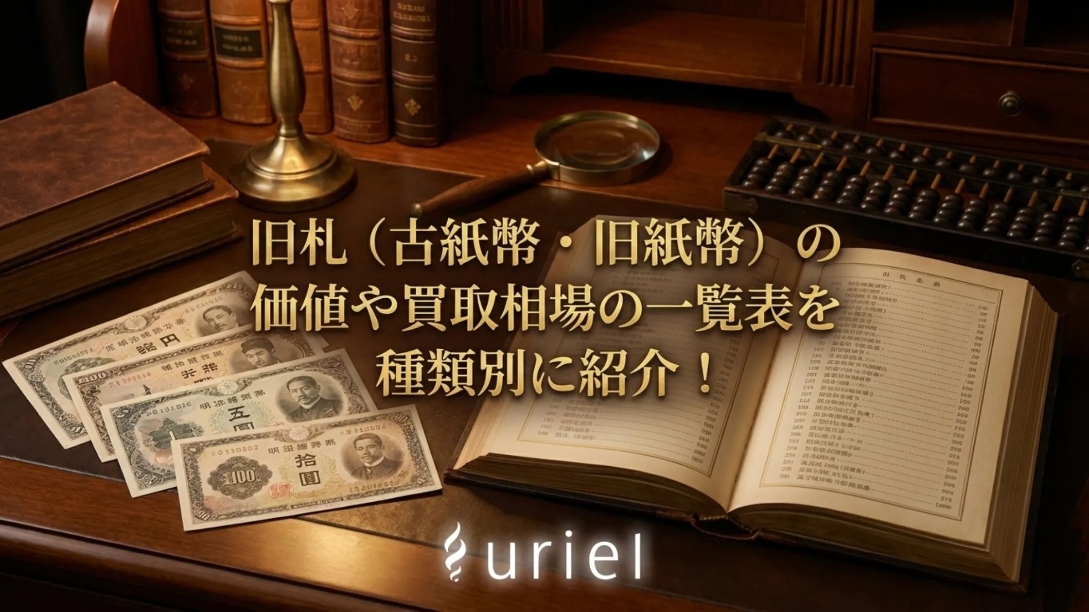 旧札(古紙幣・旧紙幣)の価値や買取相場の一覧表を種類別に紹介!