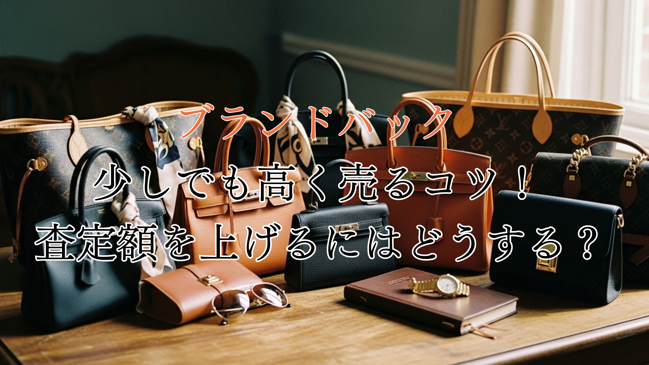 ブランドバックを高く売るコツ！査定額を最大化させる7つのコツを伝授！
