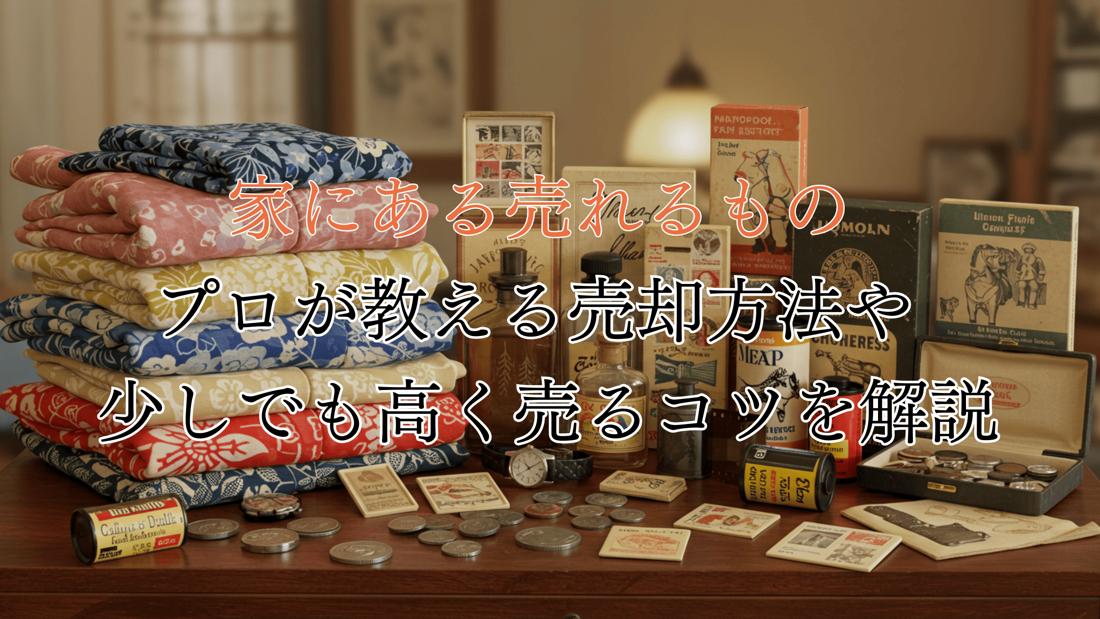 家にある売れるもの１９選｜売却方法やプロが教える高く売るコツも解説