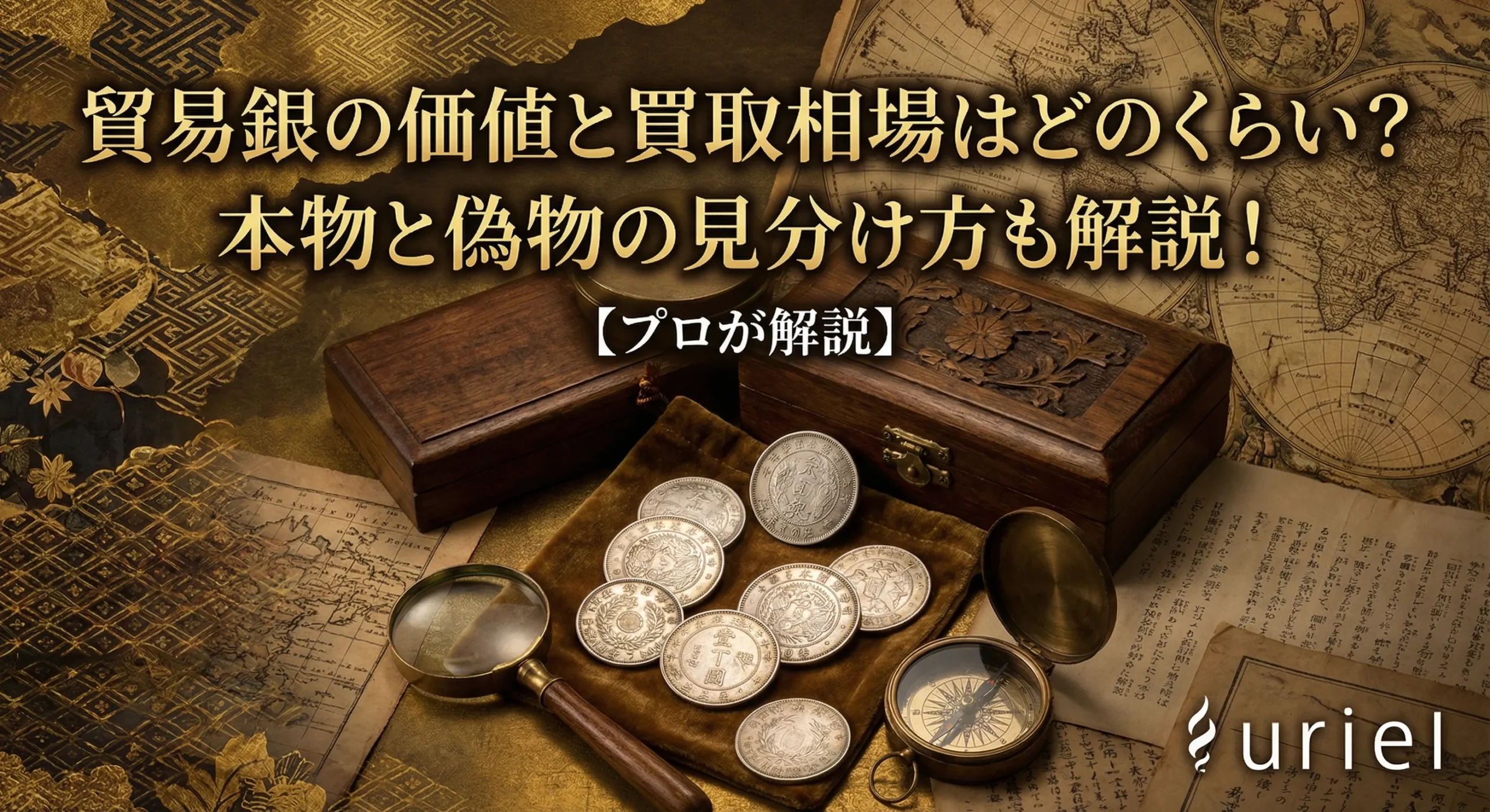 貿易銀の価値と買取相場はどのくらい？本物と偽物の見分け方も解説！