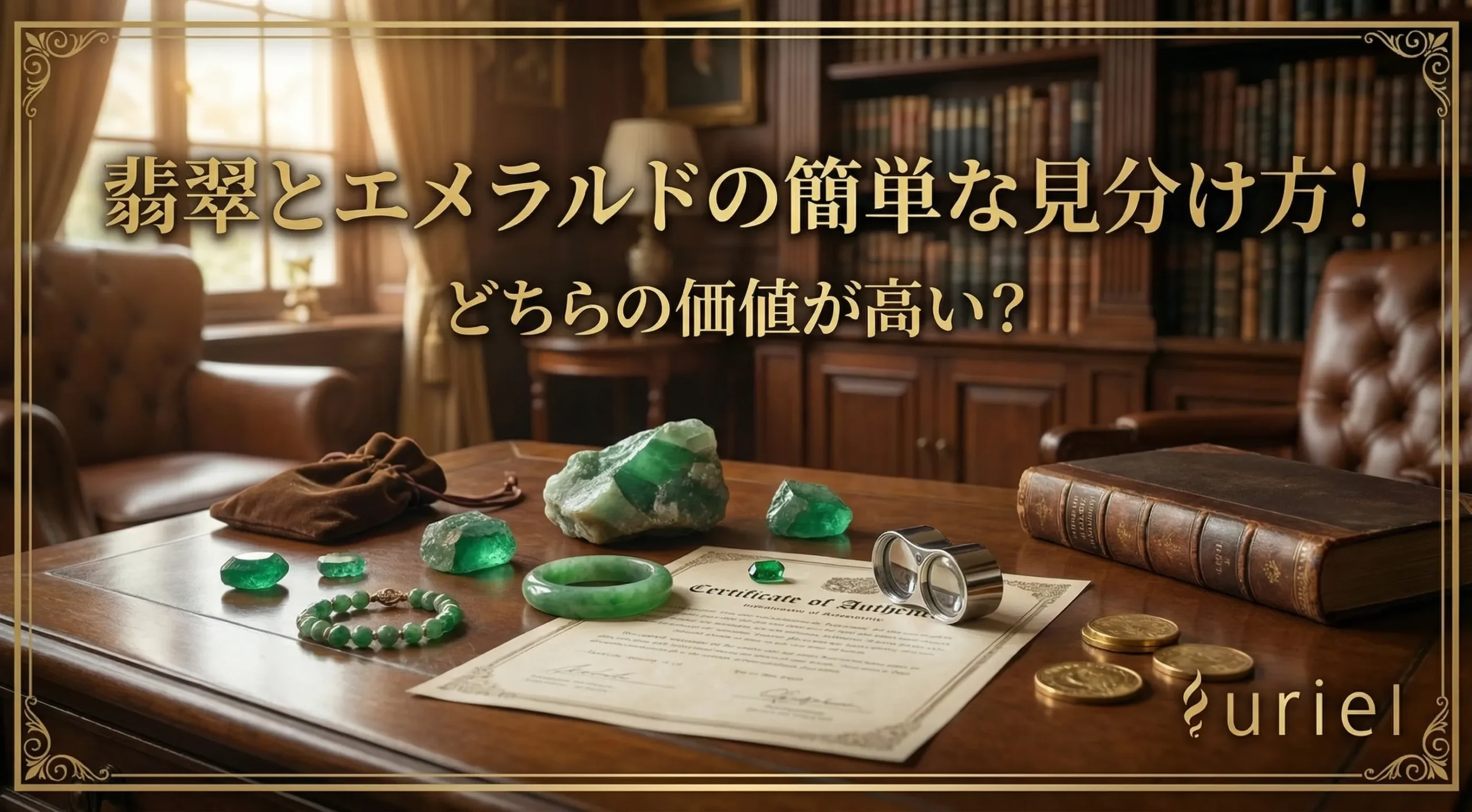 翡翠とエメラルドの簡単な見分け方！どちらの価値が高い？