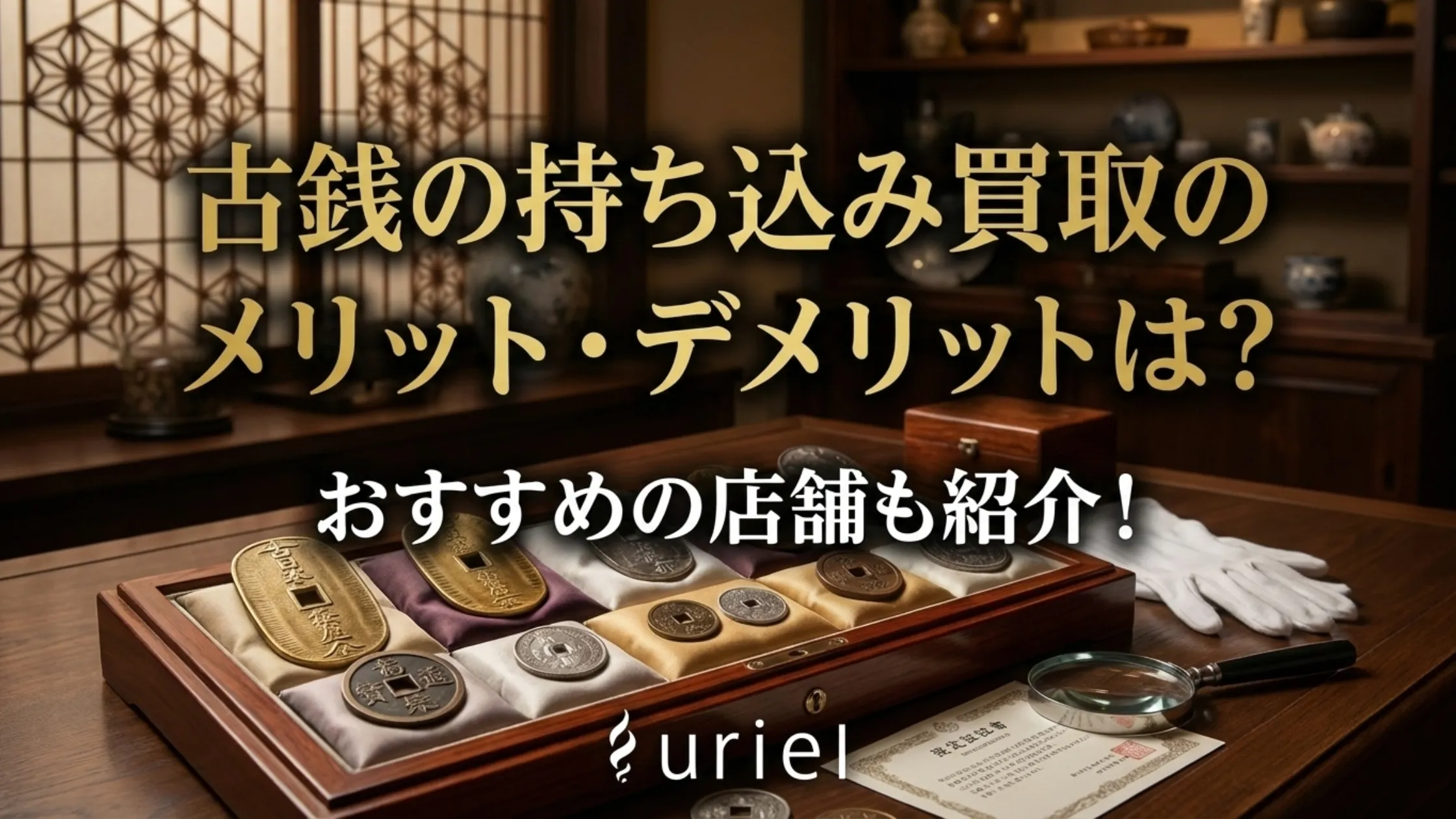 古銭の持ち込み買取のメリット・デメリットは？おすすめの店舗も紹介！