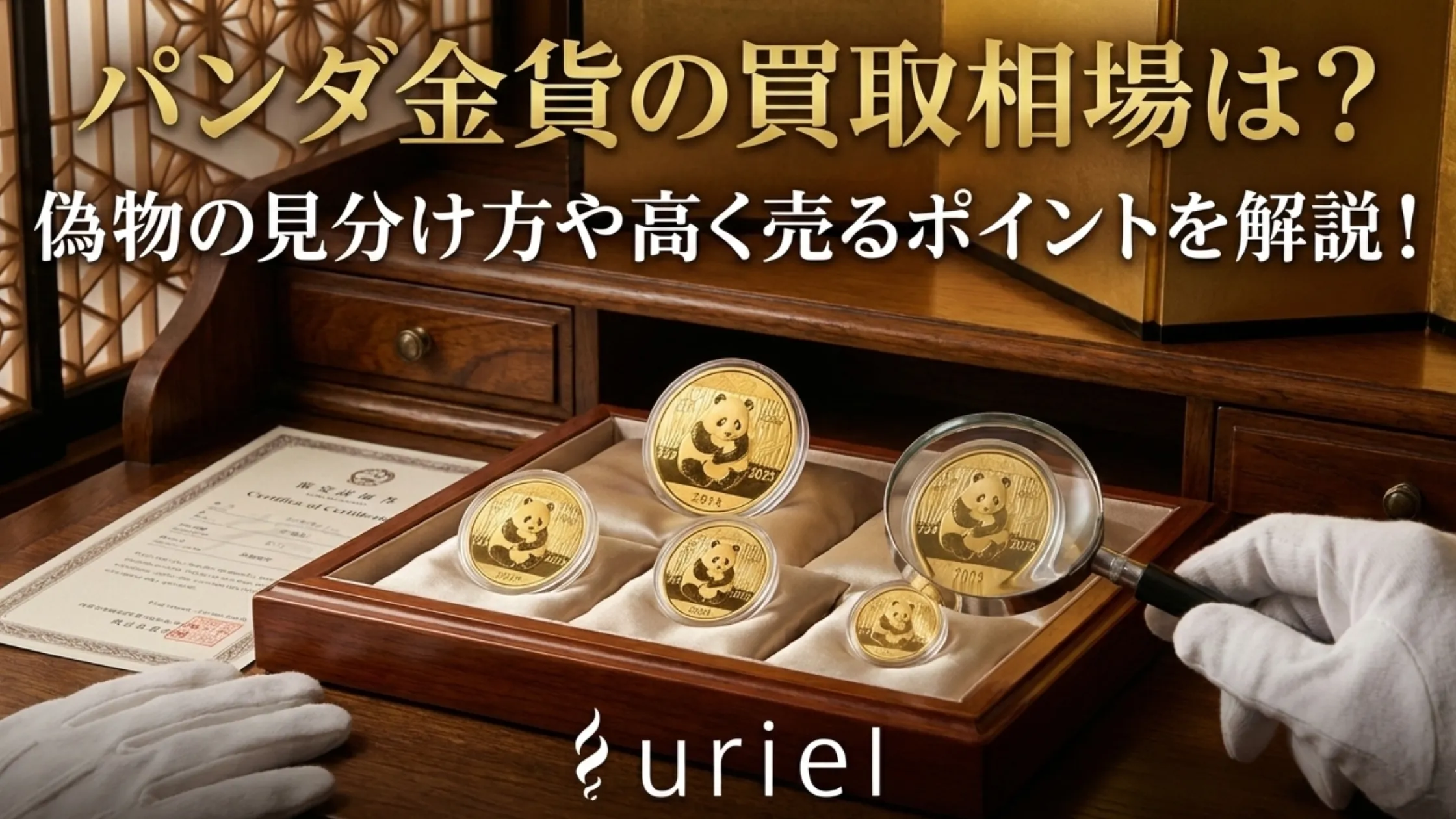 パンダ金貨の買取相場は？偽物の見分け方や高く売るポイントを解説！