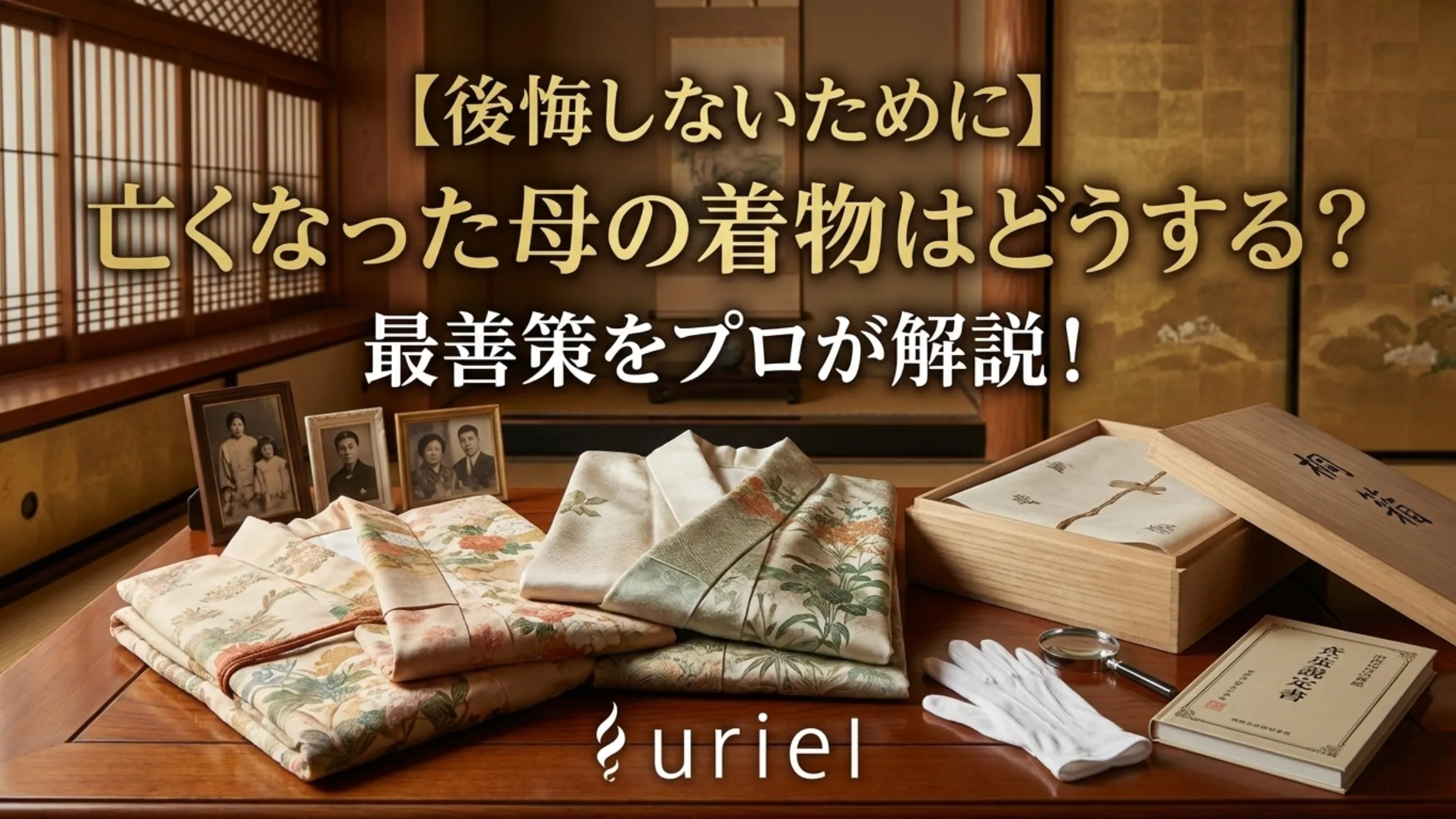 【後悔しないために】亡くなった母の着物はどうする?最善策をプロが解説!
