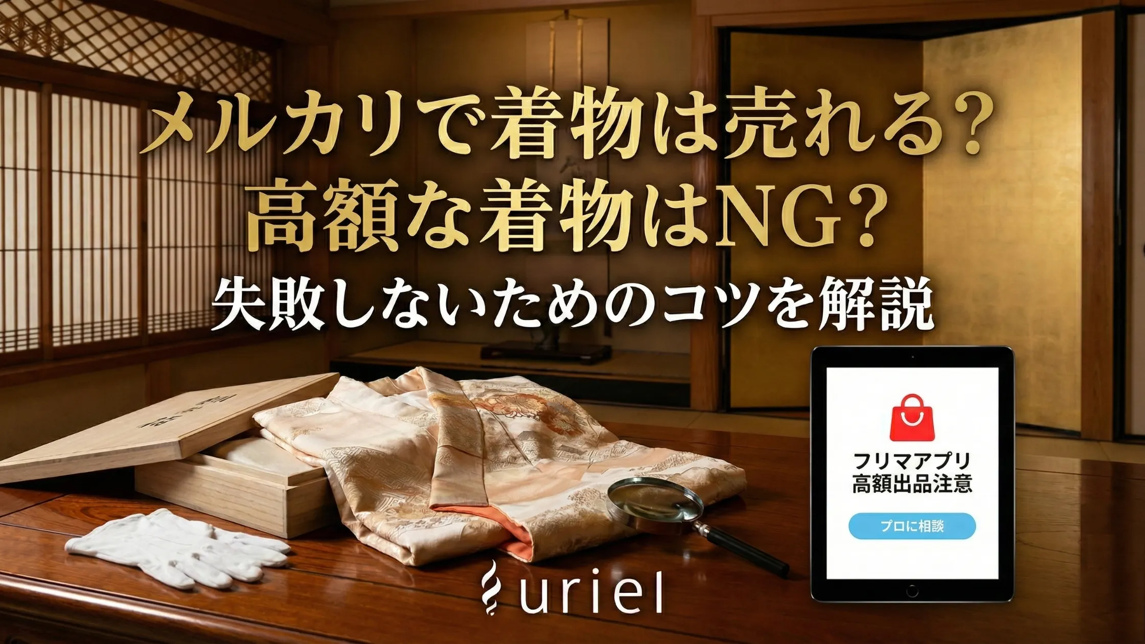 メルカリで着物は売れる?高額な着物はNG?失敗しないためのコツを解説