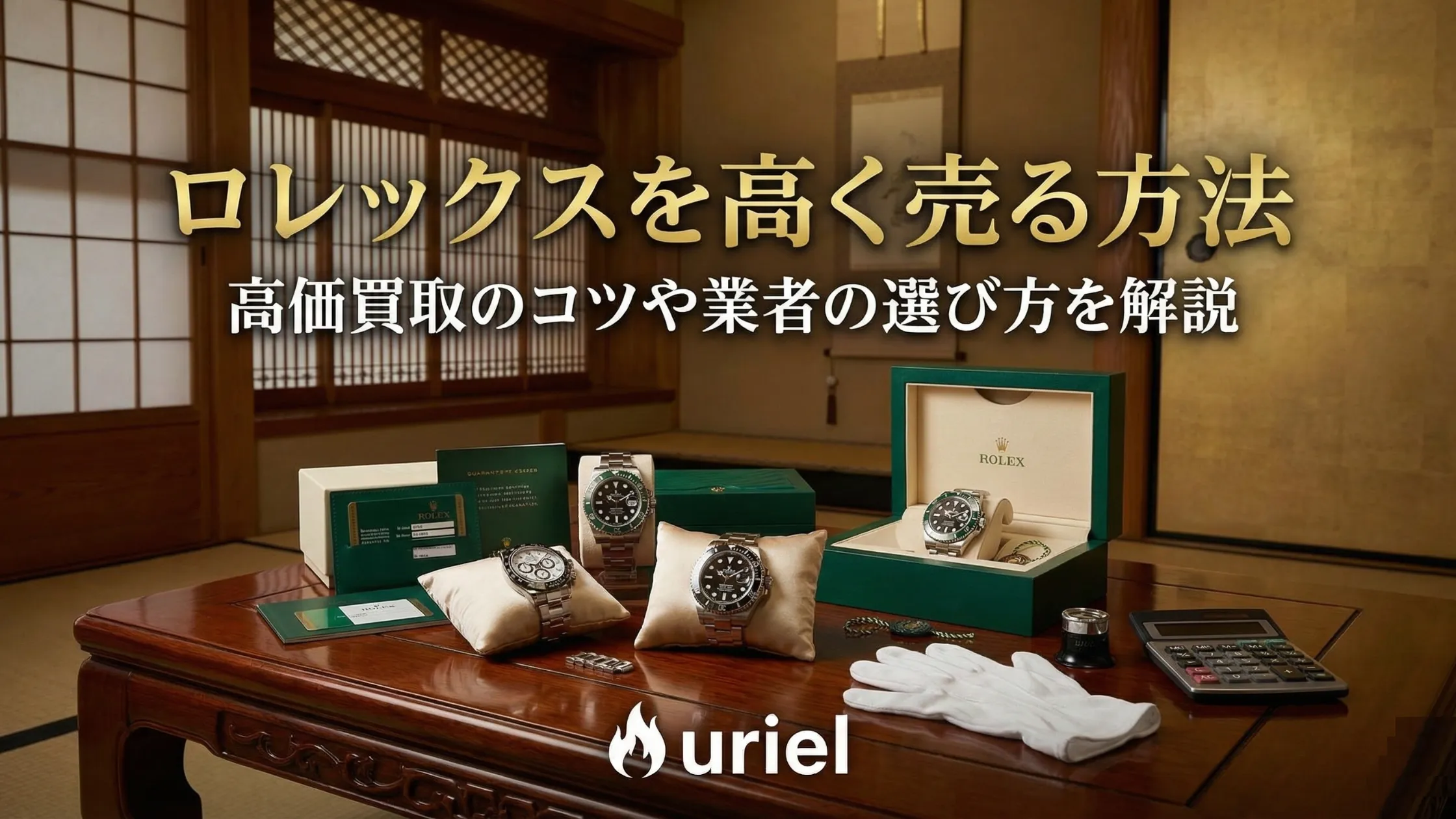 ロレックスを高く売る方法｜高価買取のコツや業者の選び方を解説