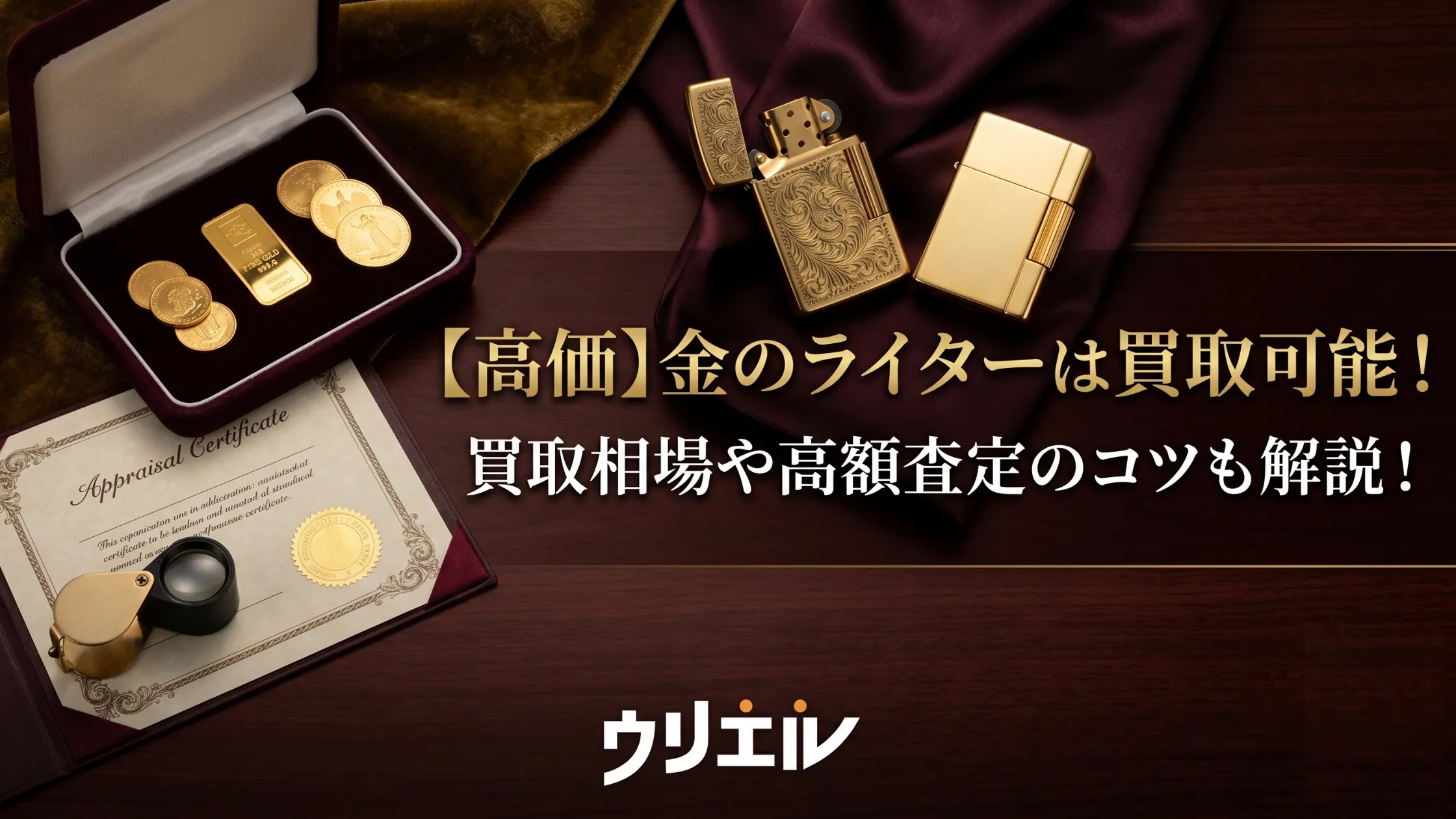 【高価】金のライターは買取可能!買取相場や高額査定のコツも解説!