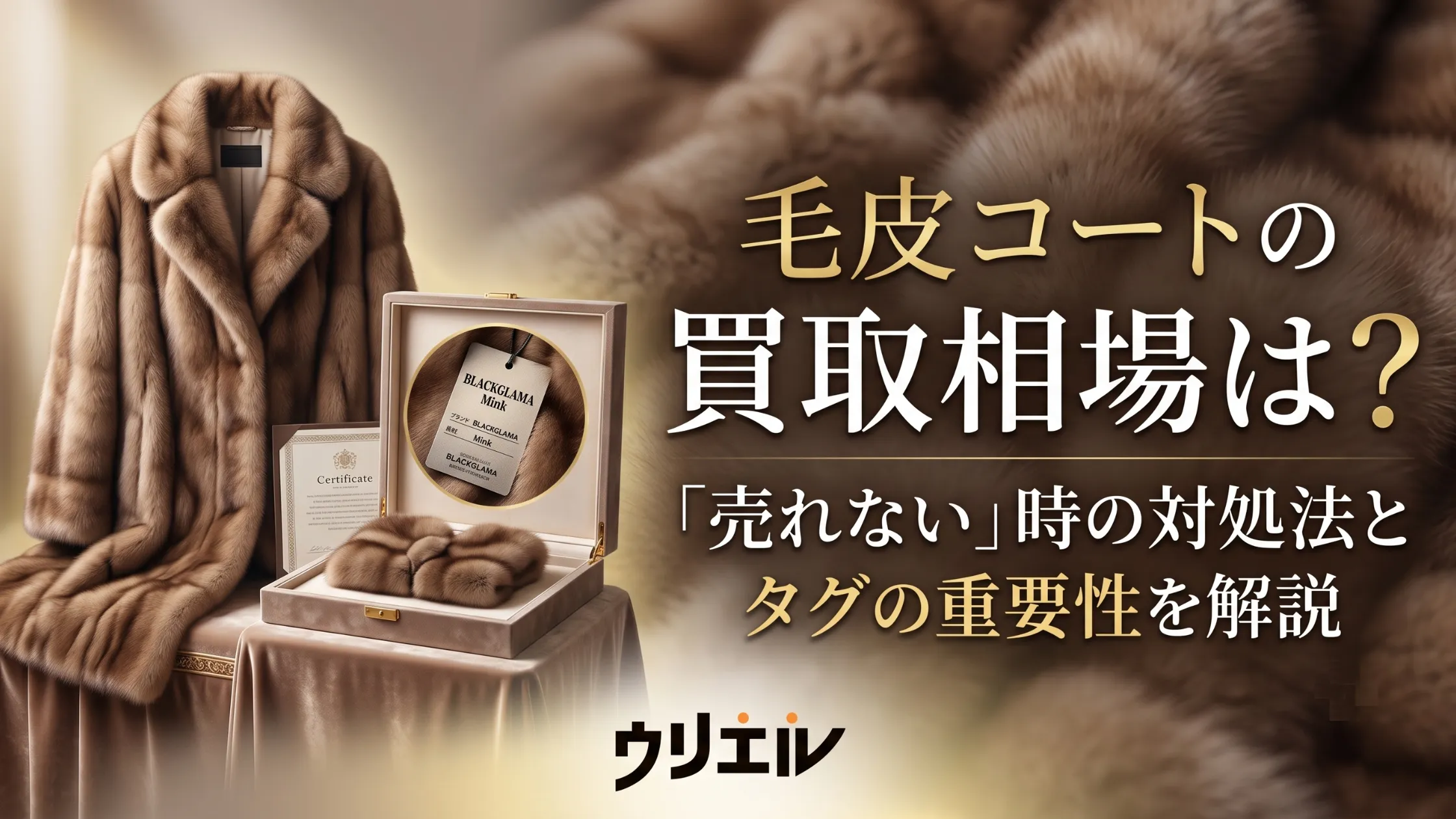 毛皮コートの買取相場！「売れない」時の対処法とタグの重要性を解説