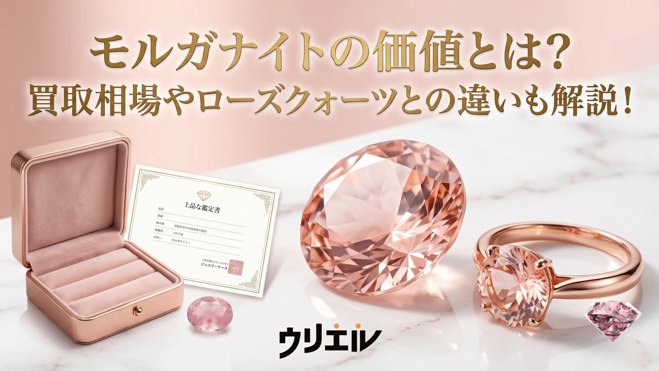 モルガナイトの価値とは？買取相場やローズクォーツとの違いも解説！