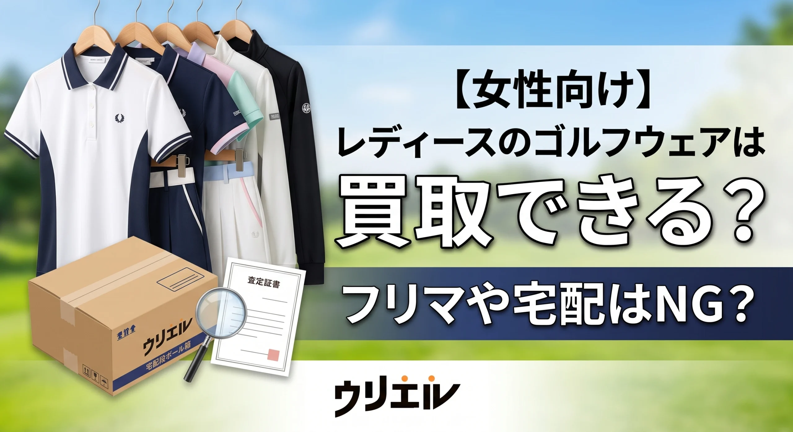 【女性向け】レディースのゴルフウェアは買取できる？フリマや宅配はNG？