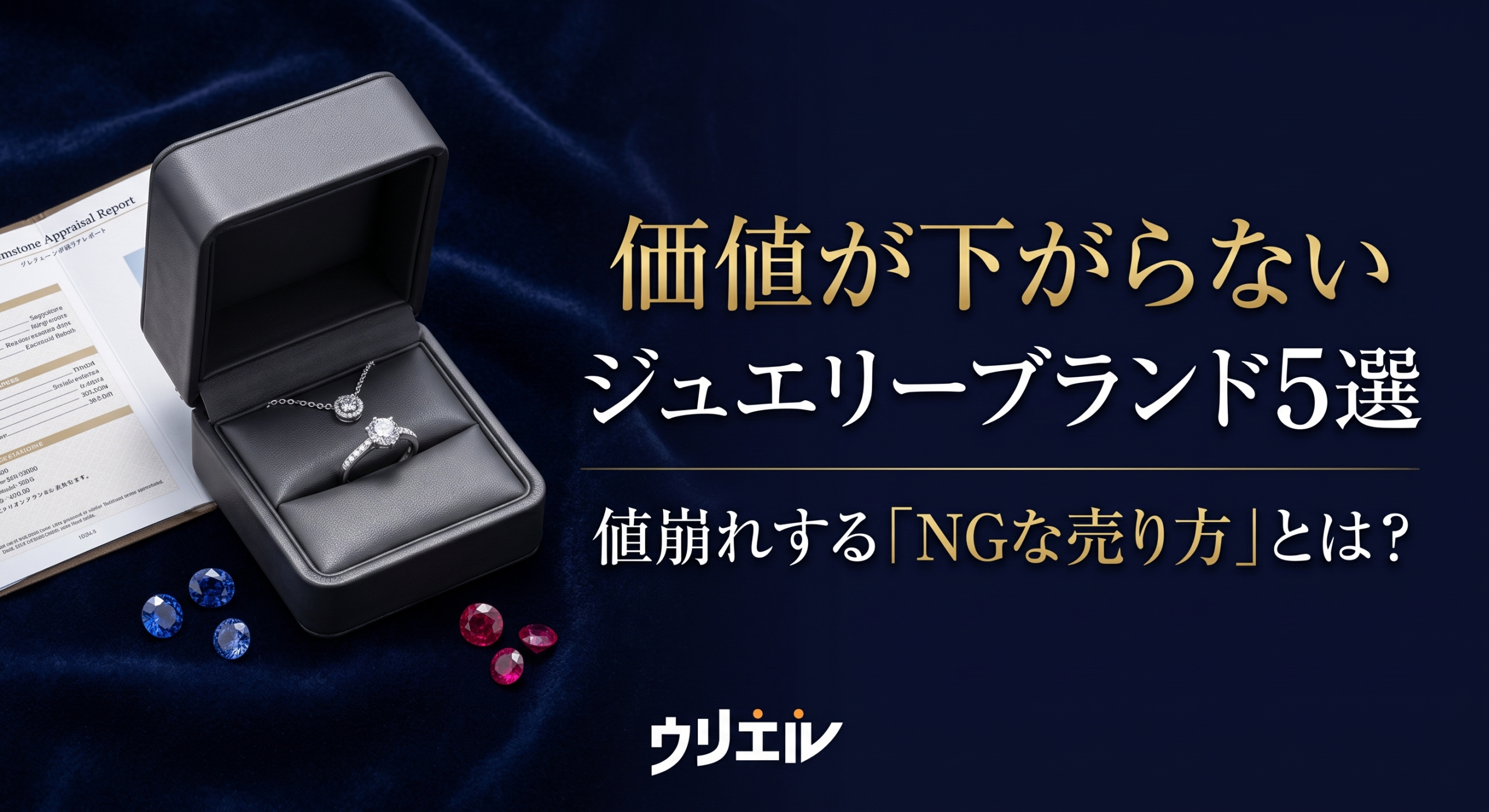 価値が下がらないジュエリーブランド5選|値崩れする「NGな売り方」とは?